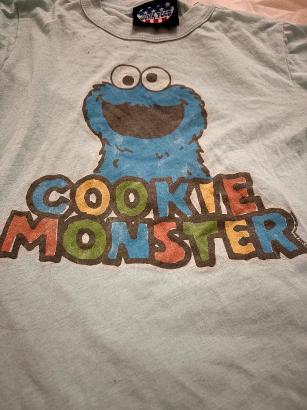 Junk Food Vintage Cookie Monster Tee